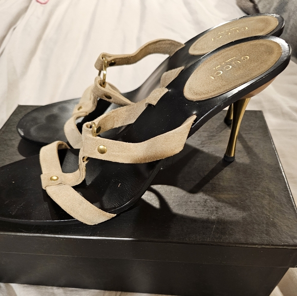 GUCCI AUTHENTIC "TOM FORD ERA" SANDALS - Picture 1 of 4